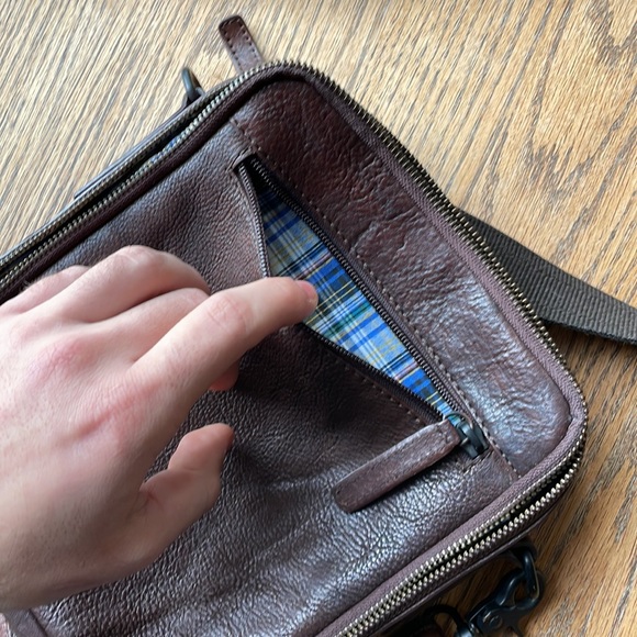 Luca Del Forte brown leather bag - Picture 5 of 5